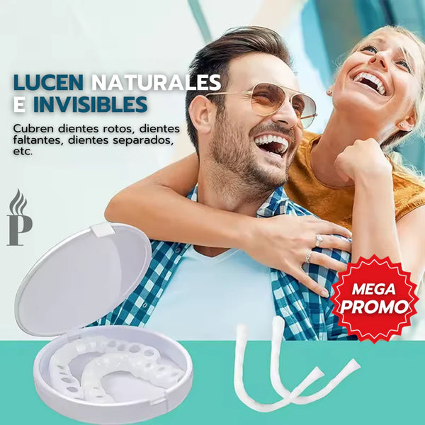 [PAGUE 1, RECIBA 2] Snap-On Smile - Las Mejores Carillas Dentales Ajustables - Dientes de Cerámica