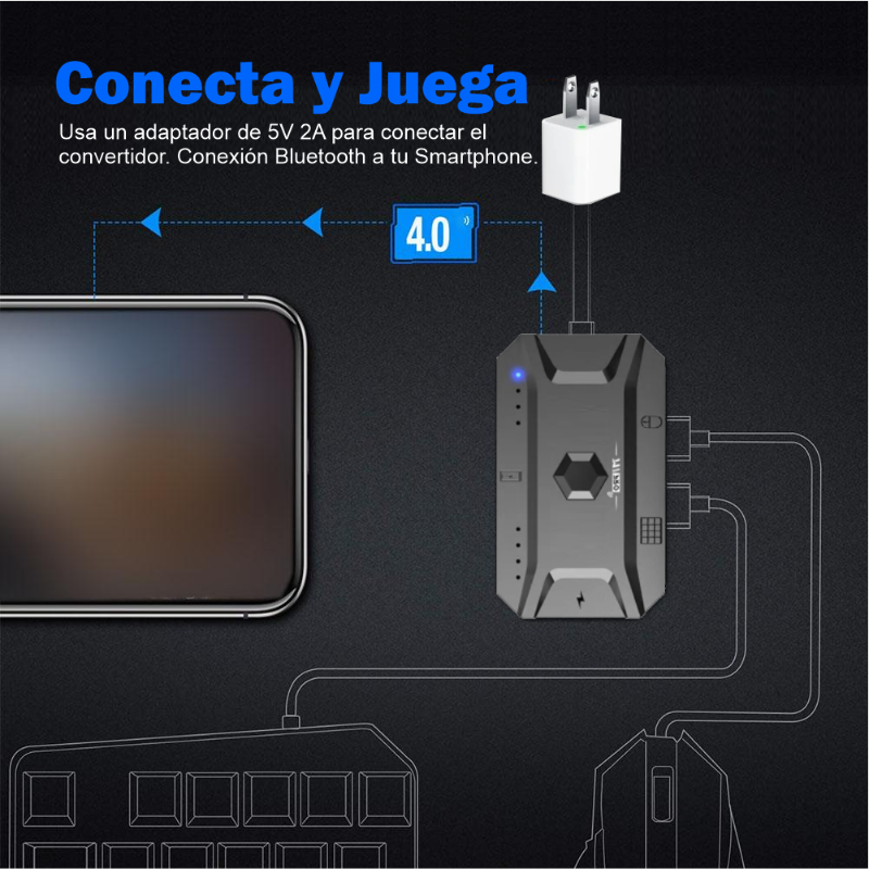 Combo Gamer Para Celular Rgb 3en1 G98