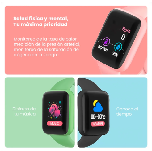 RELOJ INTELIGENTE SMART WATCH D20 - [ANDROID Y IOS] 💥 ¡OFERTA ESPECIAL SÓLO HOY!